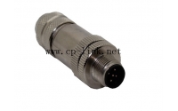 M12 A coding Industry sensor 5 pin male Connector waterproof