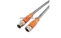 M8 4 pins male to female cable