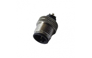 M12 B coding 5 pin soldering molding male connector