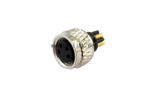 M8 4 pin female moldable connector